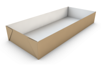 The leakproof bottom with a food-safe PE coating ensures that the packaging remains strong and leakproof even in the most humid conditions - at up to 95% humidity.